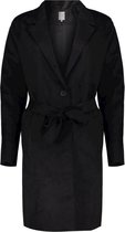 Geisha Blazer Long Suedine Zwart - Zwart, S