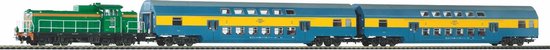 Piko H0 Startset - Poolse Diesel Locomotief SM42 + 2 Dubbeldekker wagons (97934)