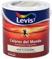 Peinture pour murs et plafonds Levis Colores del Mundo - Passionate Mood - Mat - 2,5 litres