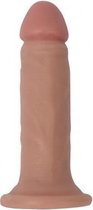 Realistische Dildo met Zuignap - 17 cm - Dildo - Dildo Normaal - Beige - Discreet verpakt en bezorgd