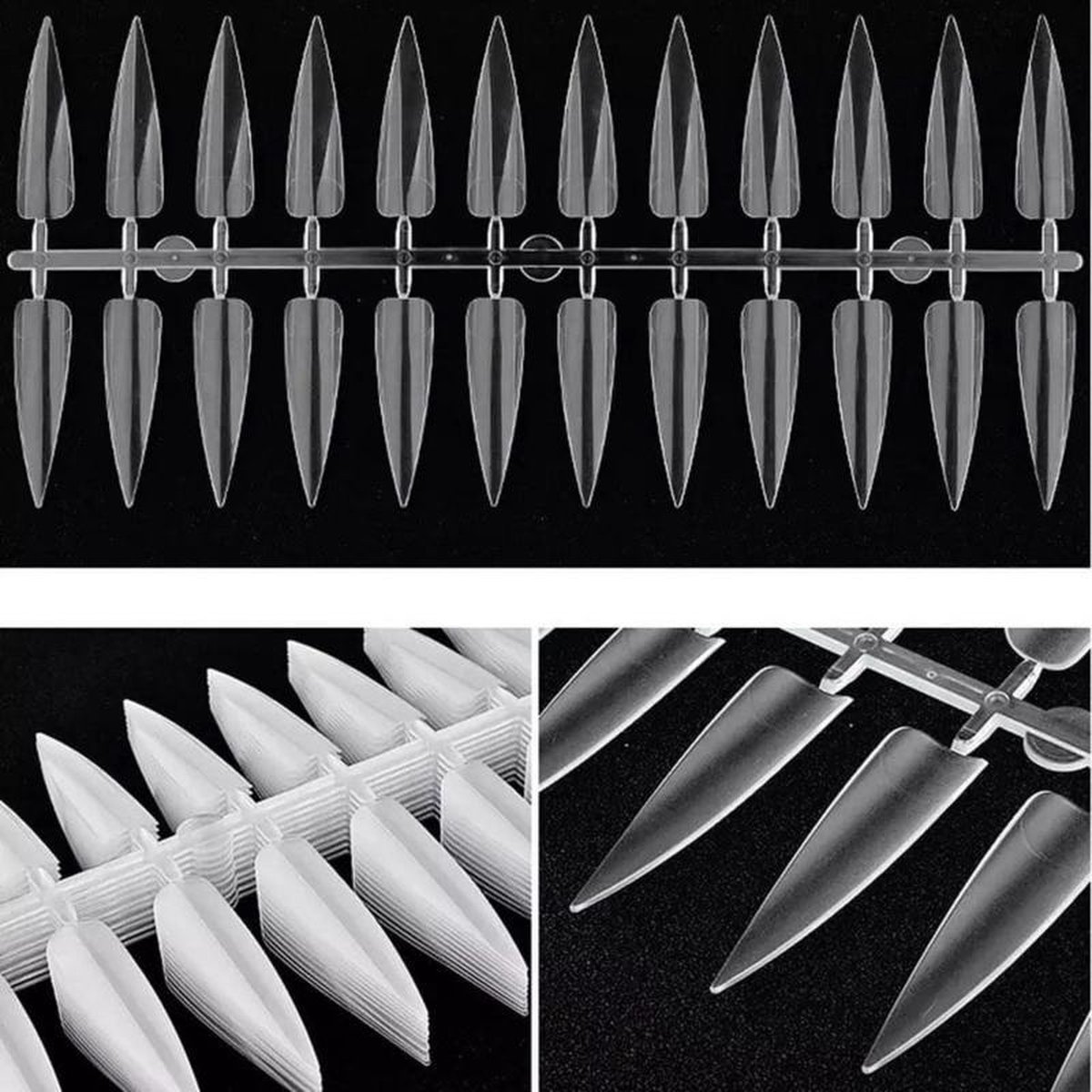 Goedkoopste Korneliya Show tips STILETTO CLEAR 240 stuks