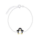 zilveren kinderarmband pinguin | armband | armbandje Meisje Zilver | Zilverana | Sterling 925 Silver