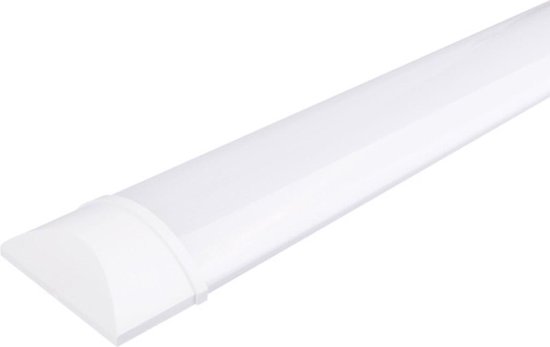 LED Balk - Igia Tynom - 50W - Natuurlijk Wit 4000K - Mat Wit - Kunststof - 150cm