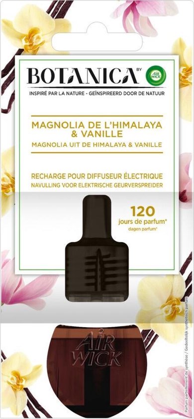 3x Air Wick Navulling Botanica Vanilla & Himalayan Magnolia 19 ml