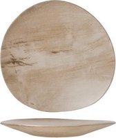 Palissandro Bruin Dinerbord - Wave - 34x33xh3.5cm