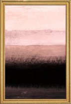 JUNIQE - Poster met houten lijst Shades of Pink -13x18 /Roze & Wit