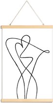 JUNIQE - Posterhanger San Remo -20x30 /Wit & Zwart