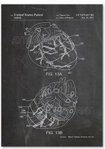Anatomy Poster Heart Sliced - 40x50cm Canvas - Multi-color