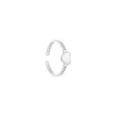 Michelle Bijoux JE12846 Ring Chain Hart Goud of Zilver (One Size)