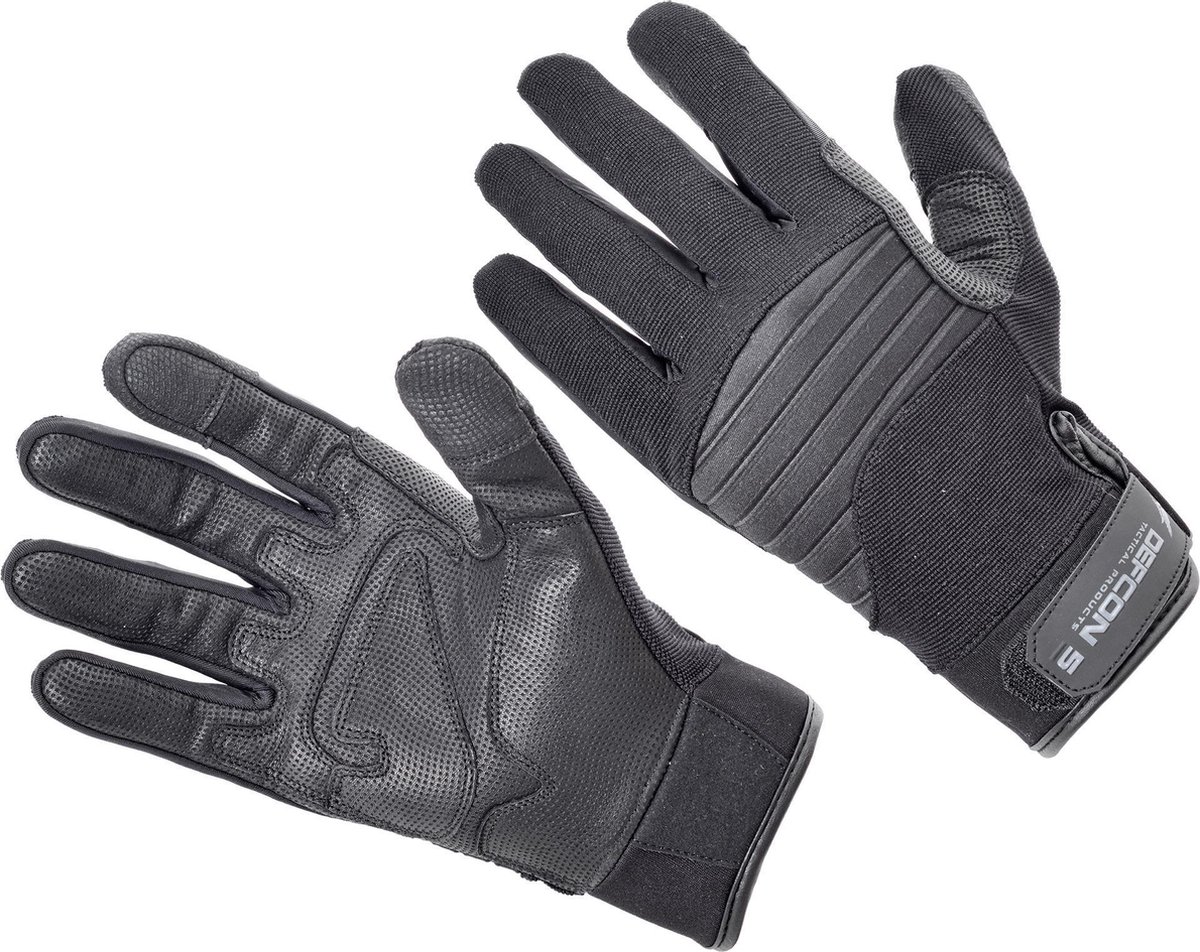 Defcon 5 Handschoenen Nylon/polyester/leer Zwart Maat L