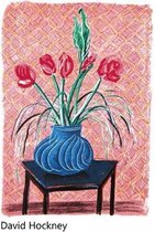 David Hockney Poster 2 - 40x60cm Canvas - Multi-color