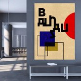Bauhaus Exhibition Poster - 21x30cm Canvas - Multi-color