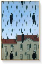 Rene Magritte Poster 3 - 40x60cm Canvas - Multi-color