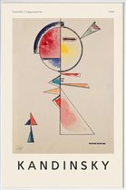 JUNIQE - Poster in kunststof lijst Kandinsky - Unstable Compensation