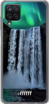 6F hoesje - geschikt voor Samsung Galaxy A12 - Transparant TPU Case - Waterfall Polar Lights #ffffff