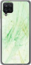 6F hoesje - geschikt voor Samsung Galaxy A12 - Transparant TPU Case - Pistachio Marble #ffffff