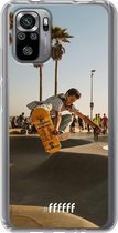 6F hoesje - geschikt voor Xiaomi Redmi Note 10S -  Transparant TPU Case - Let's Skate #ffffff