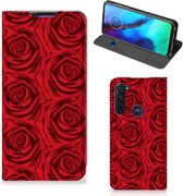 Mobiel Bookcase Motorola Moto G Pro Smart Cover Red Roses