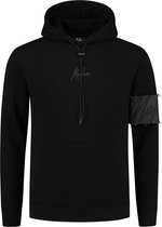 Malelions Captain Hoodie - Black/Antra - XXL