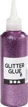 Glitterlijm. paars. 118 ml/ 1 fles