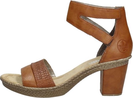 Rieker Sandalen met hak zwart - Schoenen.nl