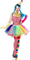 Mask Paradise Kostuum -S- Clown Girl Multicolours
