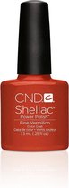 CND Shellac color coat - Fine Vermillion color