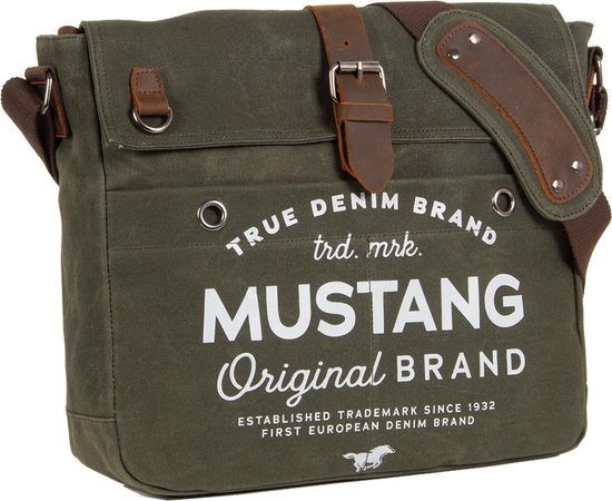 Mustang ® Genua - Schoudertas Dames / Heren - Crossbodytas - Vintage -  Waterafstotend... | bol.com