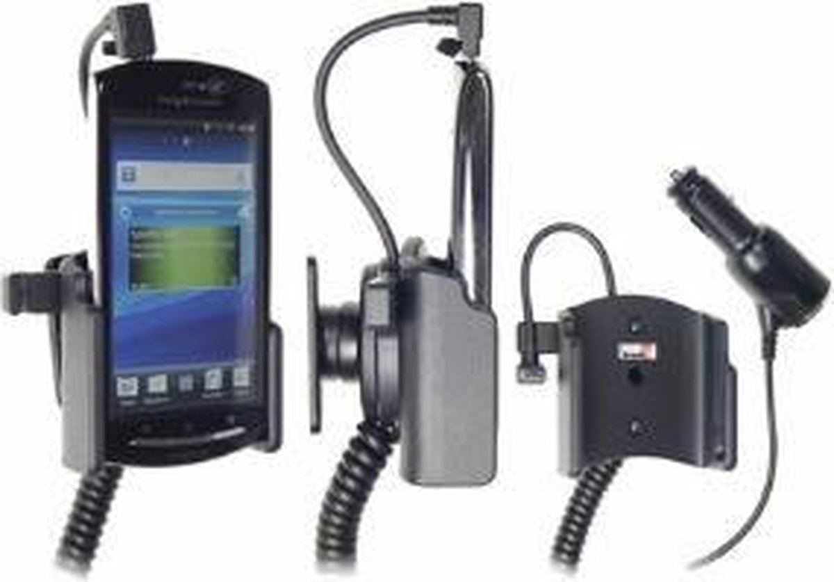Brodit Actieve Draaibare Houder met Laadkabel voor de Sony Ericsson Xperia Neo