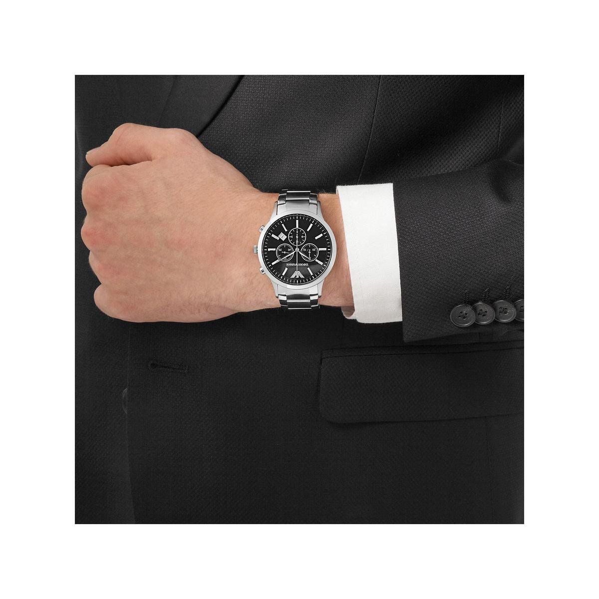 Emporio Armani AR2434 Heren Horloge - 43 mm | bol.com