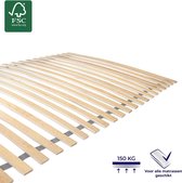 Lattenbodem - Hout - 28 elastische latten – duurzaam - 120x200