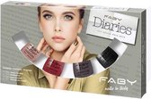 Faby Nagellak Mini-pack Diaries Dames 4x 5 Ml Vegan 4-delig