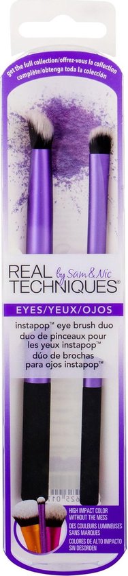 Real Techniques Instapop Eye Brush Duo - Make-up kwastenset - Real Techniques