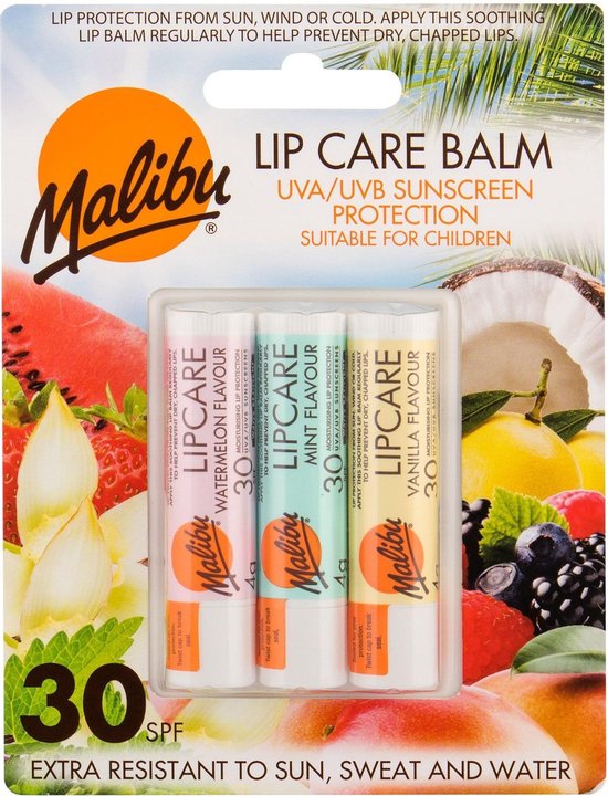 Malibu Lip Care Balm SPF 30 bol