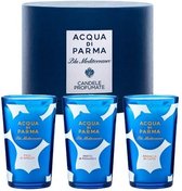 Acqua di Parma Blu Mediterraneo Collection Gift Set 3 x 65g Candles