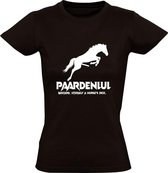 Paardenlul Dames t-shirt | Hans Kraay jr | Veronica Inside | paard | dier | dierendag | cadeau | Zwart