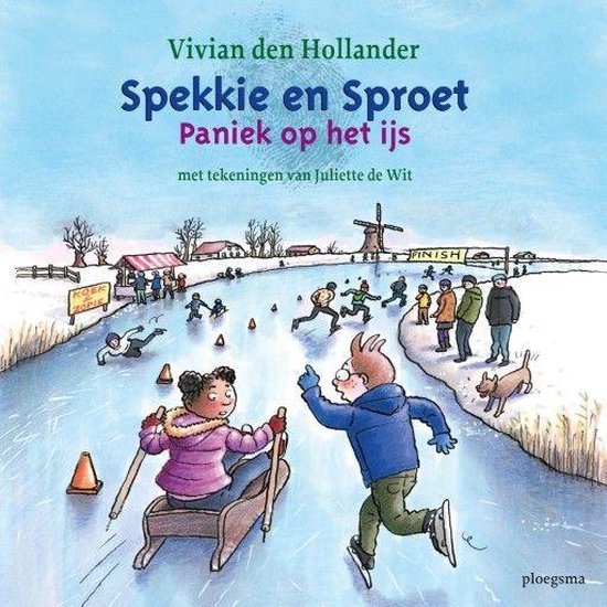 Spekkie en Sproet: Paniek op het ijs - cover
