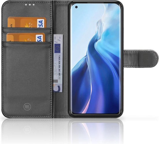 Coque Xiaomi Mi 11 Cuir PU Premium Housse Portefeuille Coque pour Léopard