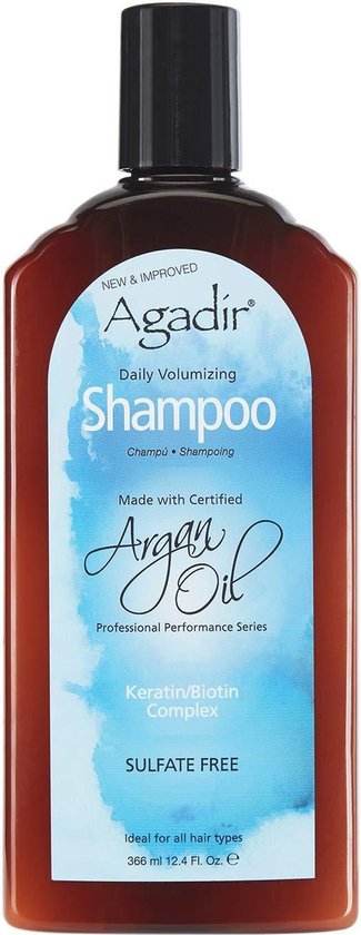 Agadir Shampooing Shampooing Volumisant Daily à l' Huile d'Argan 366ml |  bol.com