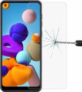 Voor Galaxy A21 0.26mm 9H Oppervlaktehardheid 2.5D Explosieveilige gehard glas halfschermfilm