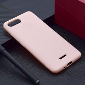 Voor Geschikt voor Xiaomi Redmi 6A Candy Color TPU Case (roze)
