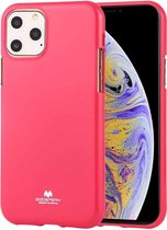 GOOSPERY JELLY TPU schokbestendig en krasvast hoesje voor iPhone 11 Pro (Rose Red)
