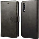 Voor Samsung Galaxy A30s / A50 / A50S GUSSIM Zakelijke stijl horizontale flip lederen tas met houder & kaartsleuven & portemonnee (zwart)