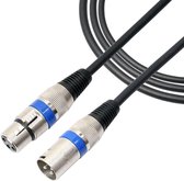 5 m 3-pins XLR male naar XLR female MIC afgeschermde kabel Microfoon audiokabel