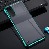 Voor Galaxy S20 SULADA Borderless Drop-proof Vacuum Plating PC Case (Groen)