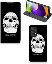 GSM Hoesje Geschikt voor Samsung Galaxy A52 Bookcase Skull Eyes