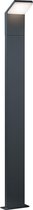 LED Tuinverlichting - Buitenlamp - Iona Pearly XL - Staand - 9W - Mat Zwart - Aluminium