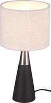 LED Tafellamp - Tafelverlichting - Iona Menpa - E14 Fitting - Rond - Beton - Beton