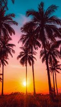 Bol.com Good Morning Strandlaken "palmbomen" - Multi - (100x180 cm) - Microfiber aanbieding