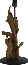 Light & Living Pied de lampe IKAL - bois brun naturel